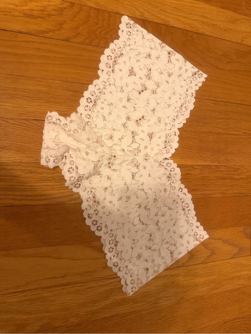 Victoria's Secret White Lace Boyshort